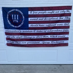 USA Betsy Ross 1776 Rebellion Tyranny Stars & Stripes Flag 3x5 w/ Grommets - Picture 1 of 1