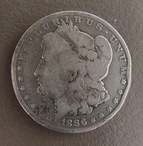 Silbermünze Morgan 1886 Dollar - Bild 1 von 2