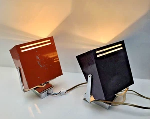 2 Würfel Wandlampen Minimalist Stil 50er Jahre ITALIEN Vintage - Bild 1 von 9