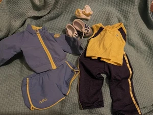 American Girl Doll 2 in 1 vestito pista da corsa proprio come te veramente me - Foto 1 di 5