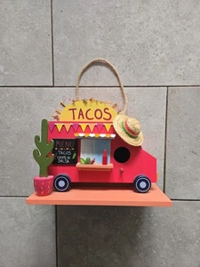 Casetta per uccelli camion taco alto 9 1/2" - Foto 1 di 5