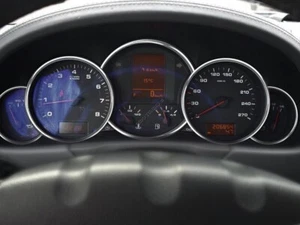 For Porsche Cayenne 02-10 Aluminum brushed matte rings for dashboard indicator - Picture 1 of 7