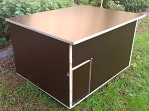 2 er Set Igelhaus aus wetterbeständigem Siebdrck OHNE Boden mit Labyrintheingan - Bild 1 von 7