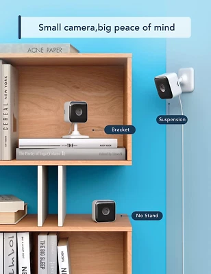 Telecamera Wifi Interno1080P Visione Notturna Notifiche Del Sensore Di Movimento - Immagine 1 di 4