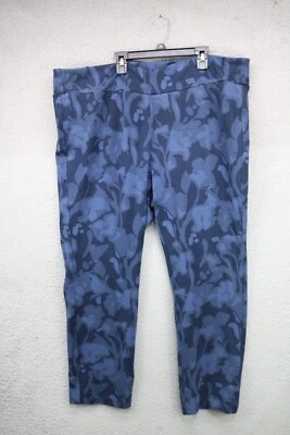 Soft Surroundings Blue Camo Pull-On Pants-Size 2X-Soft & Stretchy - Image 1 of 4