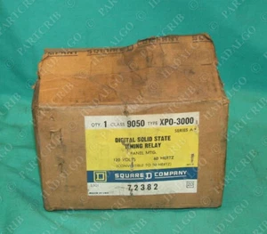 Square D 72382 Digital Solid State Timing Relay 9050 XP0-3000 NEW - Picture 1 of 4