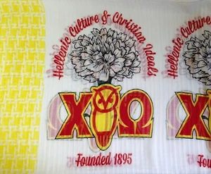 LOT OF 50 Chi Omega Sorority Infinity Scarves - Discontinued Scarf Cheap - Picture 1 of 5