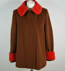 Abrigo de cachemir Erich Fend Parka chaqueta NUEVO - Imagen 1 de 8