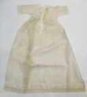 Antique silken baby doll christening gown