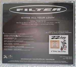 Filter - Gimme All Your Lovin' (ZZ Top, Nine Inch Nails) RARITÄT CD-Single - Bild 1 von 2
