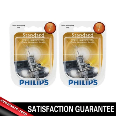 2 peças lâmpada de farol Philips para 2003 2004 2005 Mazda 6 feixe alto + feixe baixo - Imagem 1 de 2