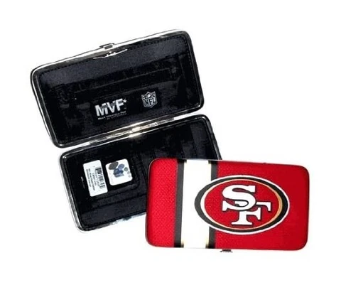 San Francisco 49ers Women's Shell Mesh Wallet NFL Authentic by Little Earth New Cover