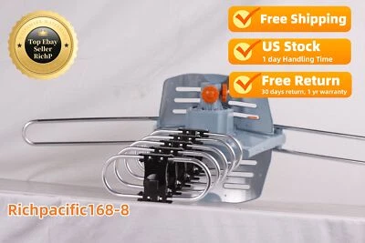 990 mile HDTV 1080P Outdoor Amplified Digital TV Antenna Rotor 360° UHF/VHF Home - Image 1 of 4