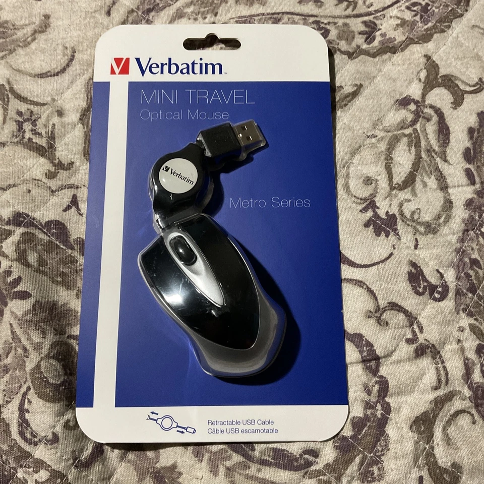 Verbatim 97256 Optical Mini Travel Mouse (Black) - Image 1 of 2