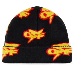 GORRO DE LANA BLANCO ROTO CON LOGOTIPO DE TRUENO OMLC028F22KNI0011018 - Imagen 1 de 3