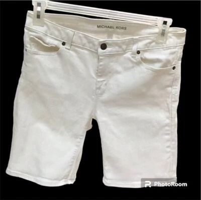 Michael Kors women white Bermuda shorts - Image 1 of 4