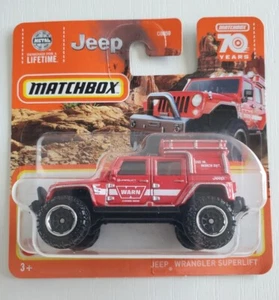 Matchbox Jeep Wrangler Superlift American 4x4 AWD Truck Diecast Toy Model 1:64 - Picture 1 of 3