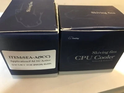 CoolJag Skiving Fins CPU Cooler  Socket 479 SEA-A (ROHS) JACGCC-2 for 450120 - Image 1 of 2