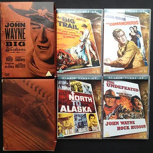 JOHN WAYNE BIG WESTERNS 4x DVD Boxset (Fox Studio Classics) Comancheros Alaska - Picture 1 of 12