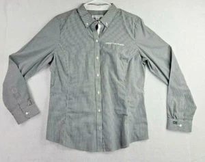 Diamler Mercedes Truck Logo Check Long Sleeve Lightweight Shirt Womens XL - Picture 1 of 9