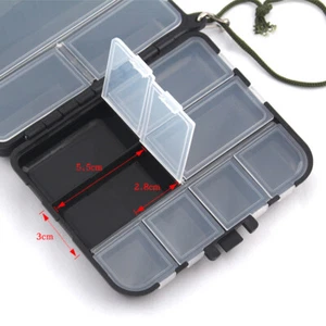 Mini Storage Case Flying Fishing Tackle Box Fishing Spoon Hook Bait Storage Box - Zdjęcie 1 z 7