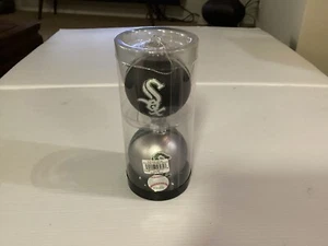 2 PACK Chicago White Sox Christmas Ornaments 2.5" Glass Balls Silver/Black -Cool - Picture 1 of 5