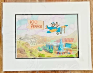 DISNEY Cast Exclusive "TIME FLIES: CELEBRATING 100 YEARS" Lithograph - NWT - Picture 1 of 2