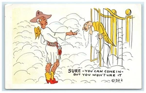 Postkarte Sicher kannst du reinkommen, aber es gefällt dir nicht Humorvoll Kromekolor 322 - Bild 1 von 2