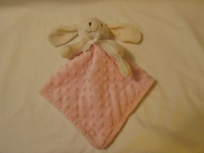 Mantas Beyond Pink Bunny Manta de Seguridad Lovey Peluche Terciopelo Minky Paci Soporte Foto 1 de 4