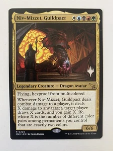 Niv-Mizzet, Guildpact *Non-Foil* PROMO MTG MKM NM/MT PW Stamp Combined Ship - Picture 1 of 2