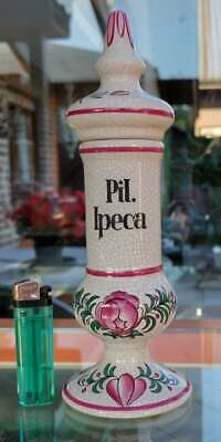 Apotheker -  Wunderschönes, Handbemaltes Gefäß Für PIL. IPECA Aus Keramik • 116.39€