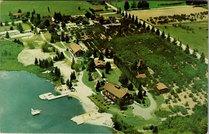 Vintage Postkarte - Jack & Jill Ranch, Luftaufnahme, Rothbury, Michigan unbesendet - Bild 1 von 2