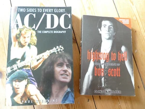 AC/DC 2x Paperback Job Lot Bon Scott - Picture 1 of 4
