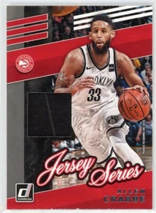 2019-20 Panini Donruss Basketball Jersey Series Allen Crabbe #JS-ACR - Picture 1 of 2