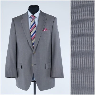 Herren Blazer gestreift grau 42 S UK Größe J.PHILIPP Wolle Sport Mantel Jacke - Bild 1 von 4