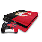 OFFICIAL NHL CALGARY FLAMES VINYL SKIN DECAL FOR PS4 SLIM CONSOLE & CONTROLLER