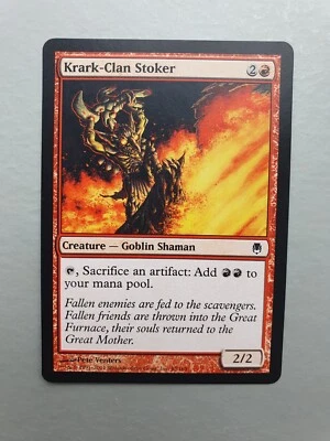 Krark-Clan Stoker , MTG Darksteel (2004) Common Red Creature NM - Image 1 of 2