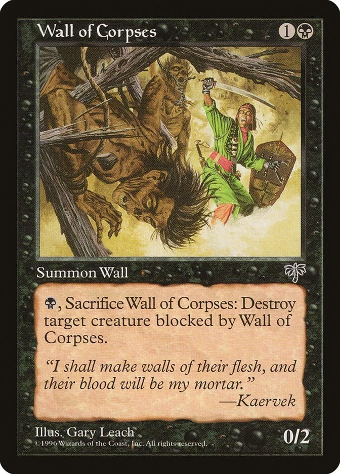 Mirage Wall of Corpses MTG Magic the Gathering NM - Image 1 of 1