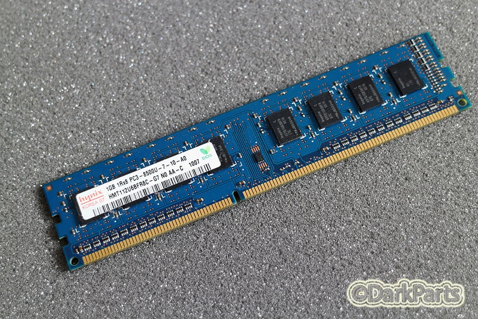 Hynix HMT112U6BFR8C-G7 PC3-8500U-7-10-A0 1GB Memory RAM - Image 1 of 1