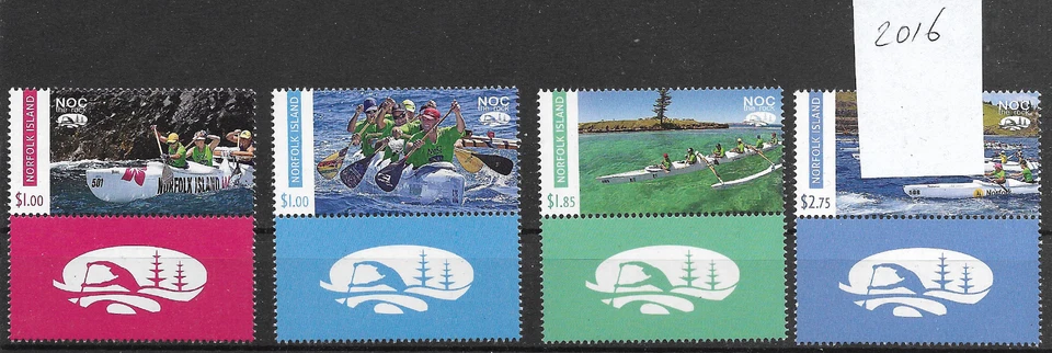 Norfolk Island @ 206 Ocean Challenge Canoe Race MNH Nice Priced @Aus.610 - Image 1 of 1