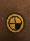 WWI US Army 35th Division patch AEF wool