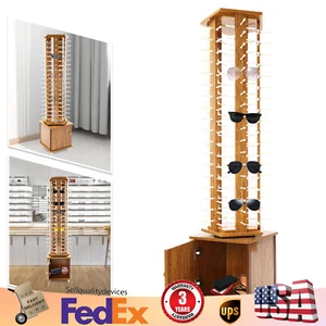 90 Pair Sunglasses Rack Display Stand Case Floor Sunglasses Display Rack 5-Sided - Picture 1 of 18