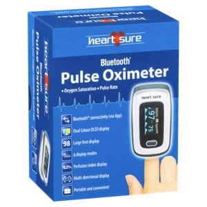 Heart Sure Bluetooth Pulse Oximeter A380 Fingertip QLD Stock Best Price Free Del - Picture 1 of 3