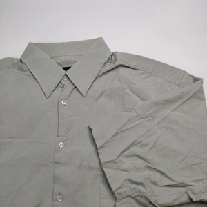 BOSS Hugo Boss Short Sleeve Button up Shirt Sz 18-34/35 Blue - Picture 1 of 7