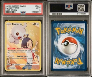 2022 POKEMON LOST ORIGIN CASTFORM TG11 FULL ART - PSA MINT 9 #TG11 - Bild 1 von 3