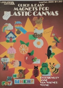 Leisure Arts Quick & Easy Magnete für Kunststoff Leinwand Muster Broschüre 226 - Bild 1 von 1