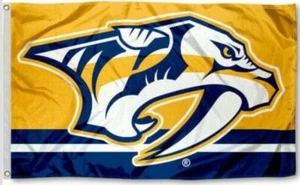 Nashville Predators 3x5 Flag New 3 x 5 Banner Fast Free Shipping - Picture 1 of 9