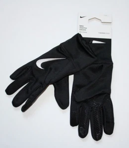 NWT Nike Therma-FIT Training Men's Large Black Gloves Touch Screen Compatible - Picture 1 of 4