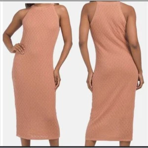 House of Harlow 1960 Women's Terracotta Sleeveless Midi Dress. Size M - Picture 1 of 9