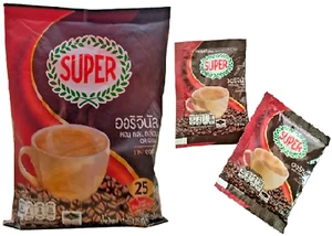 Super Instant Coffee Powder 3 in 1 Original 17 g * 25 sachets rich taste of real - Picture 1 of 12